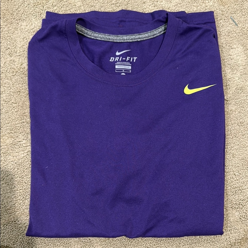 Nike Purple Short Sleeve Dri-FIT
